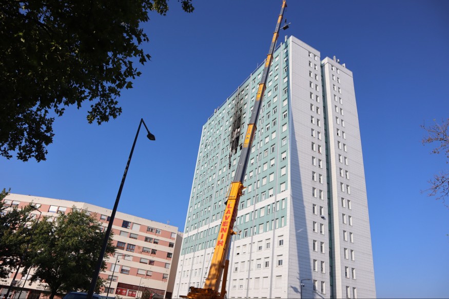 Où en est-on une semaine après l'incendie, dans la résidence Bienvenue à La Verrerie?