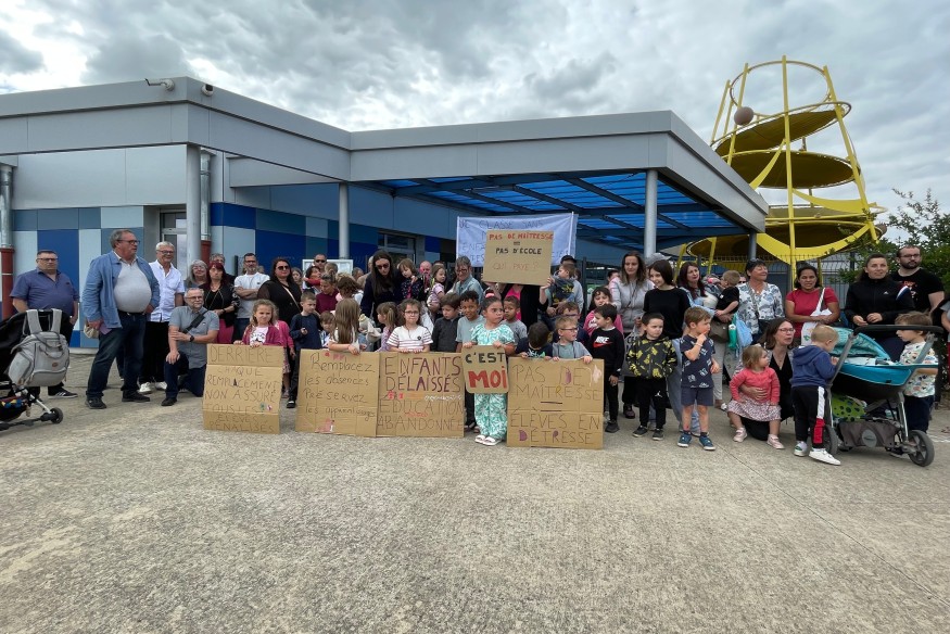 Enseignante pas toujours remplacée, parents en colère à l'école Françoise-Dolto de Domérat